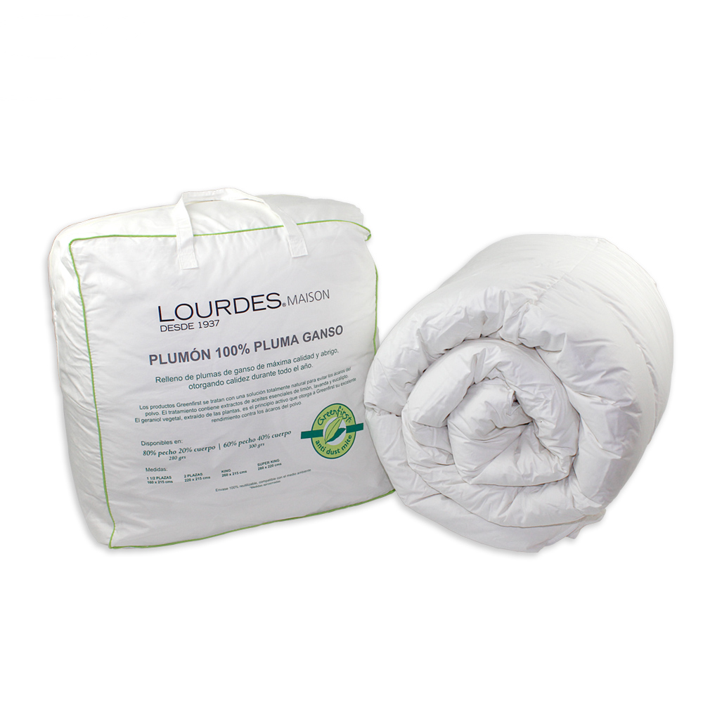 Plumon Pluma 80% Pecho de Ganso