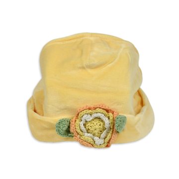 Gorro Flor y Abeja