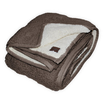 MANTA SHERPA LOM BROWN 127X177