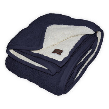 MANTA SHERPA LOM BLUE 127X177