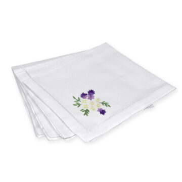 Set Servilletas Violeta