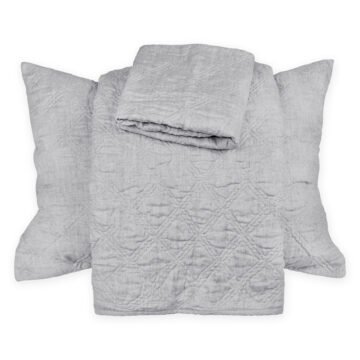 Quilt Lino Veronza Gris - 2.0 plazas