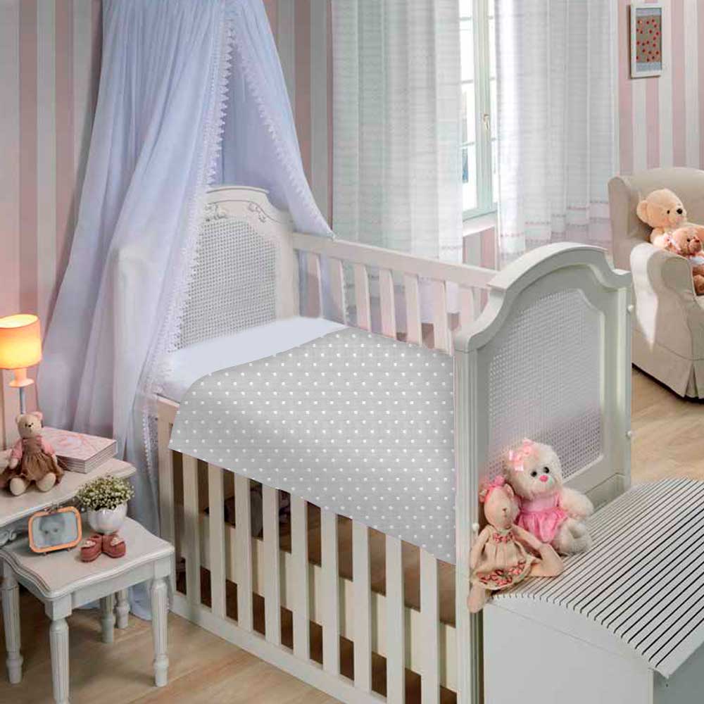 Colcha Cuna Alaska Gris