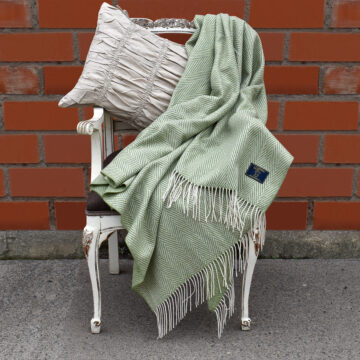 Manta Cachemira Verde
