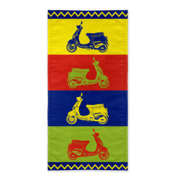 TOALLA PLA VEL 70X140 MOTOS