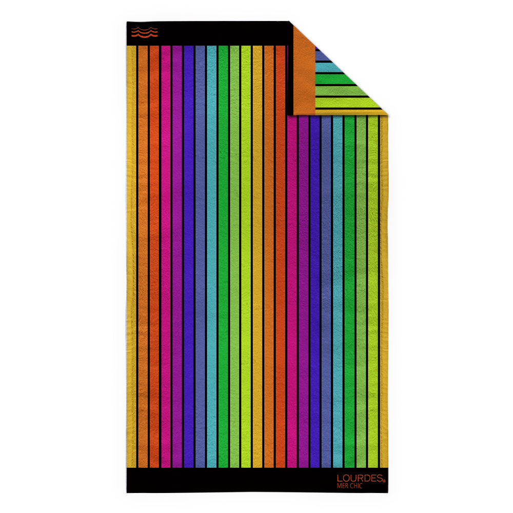 TOALLA PLA MEC/JAC 100X180 COULEURS - Imagen 2