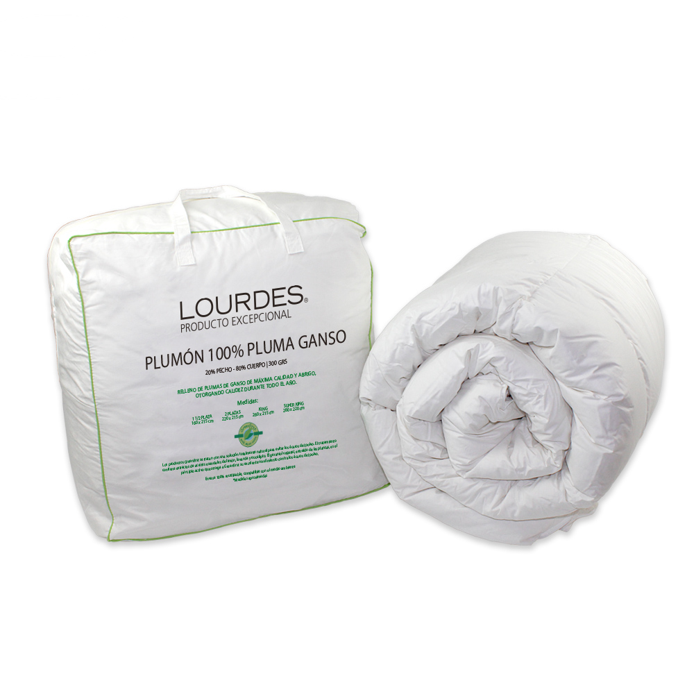 Plumón Pluma 20% Pecho de Ganso - Imagen 2